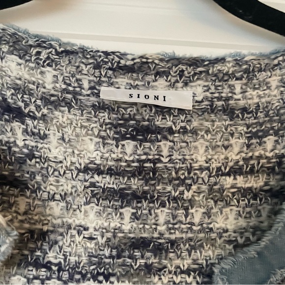 SIONI Faux tweed jacket-cardigan size L - Picture 4 of 7